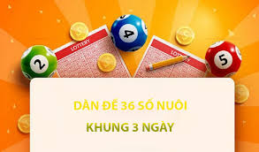 dàn đề 36 số khung 3 ngày